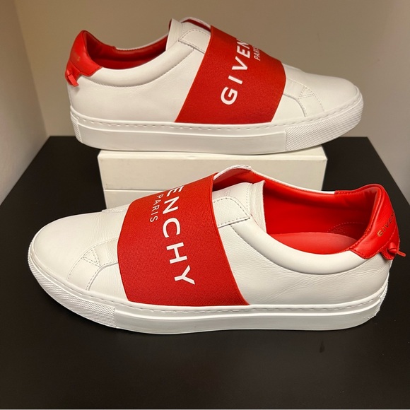 Givenchy Red/White Shoes | Urban Street Sneakers | Size 37.5 - Picture 3 of 10
